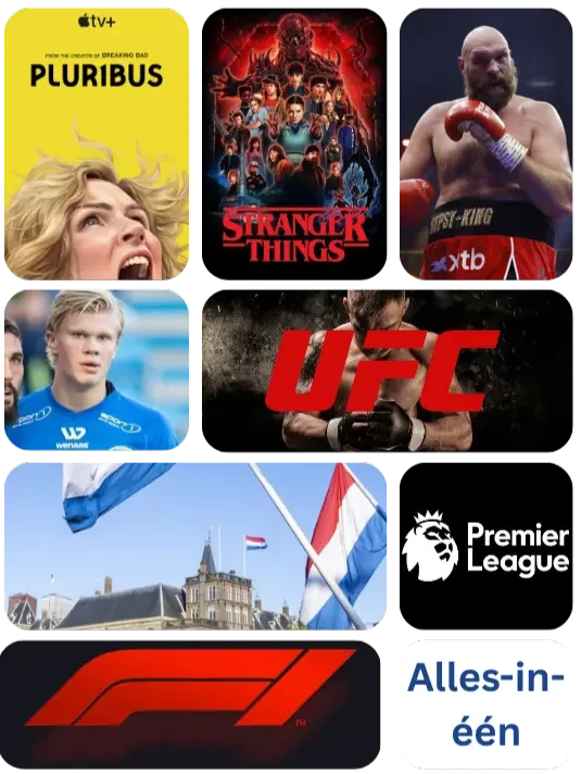 Goedkope IPTV Nederland met live tv sport films series en 4K